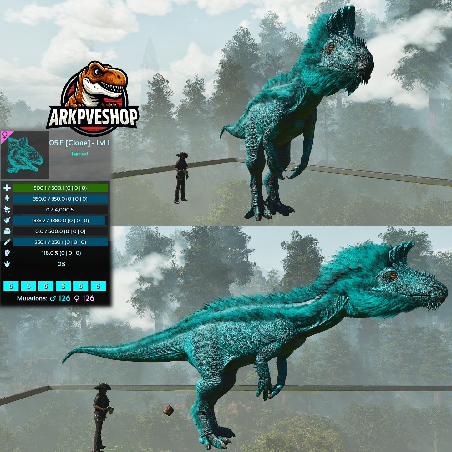 Cryolophosaurus Lvl 1 Clone