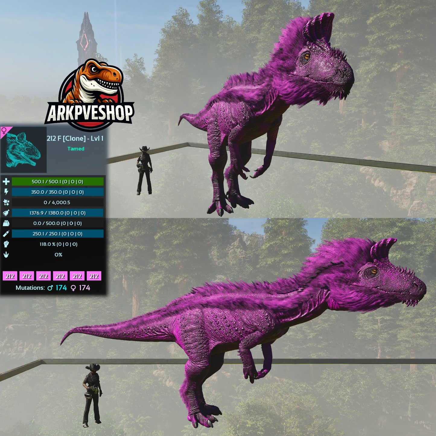Cryolophosaurus Lvl 1 Clone