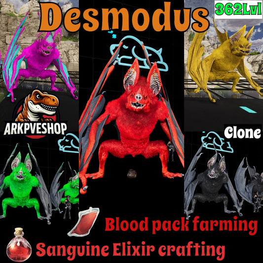 Desmodus Lvl362 696Melee Clone