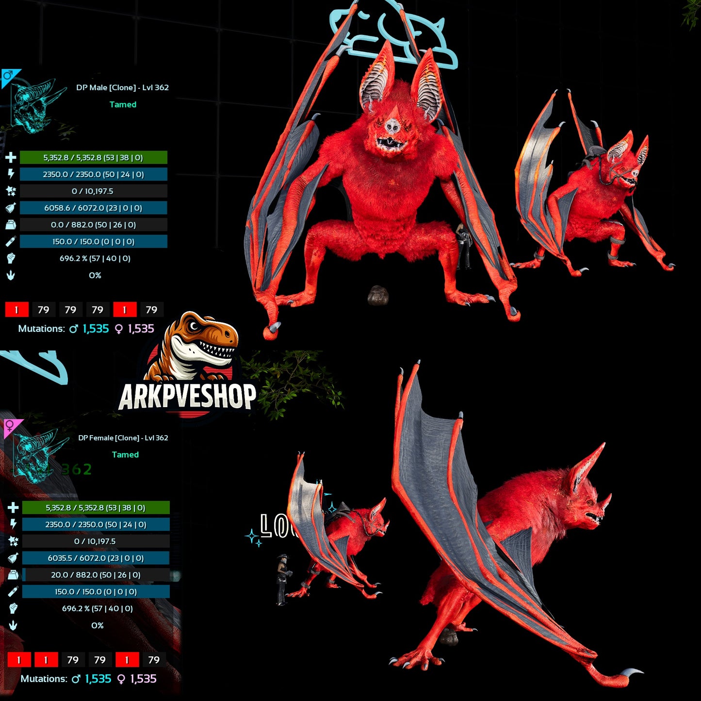Desmodus Lvl362 696Melee Clone