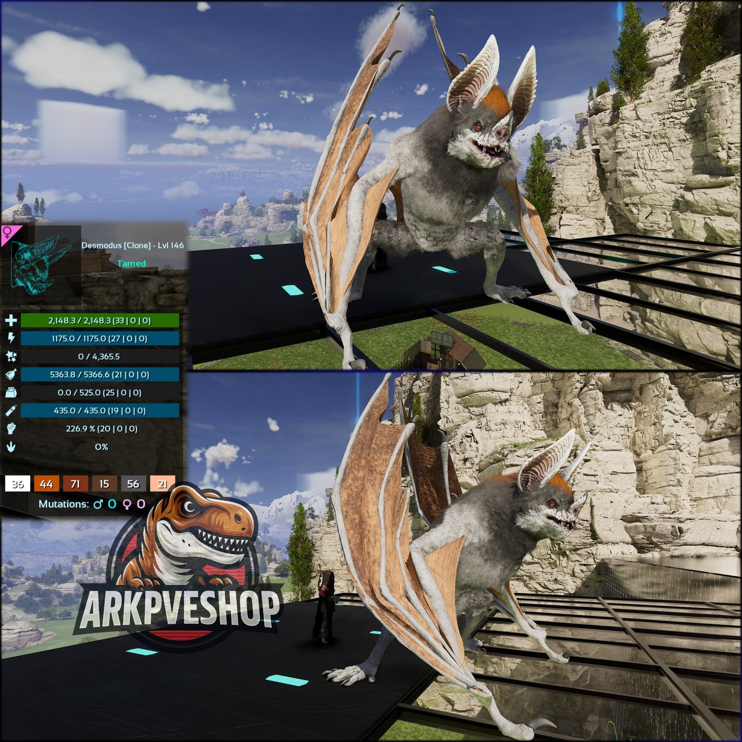 Desmodus Low&High Lvl Clone