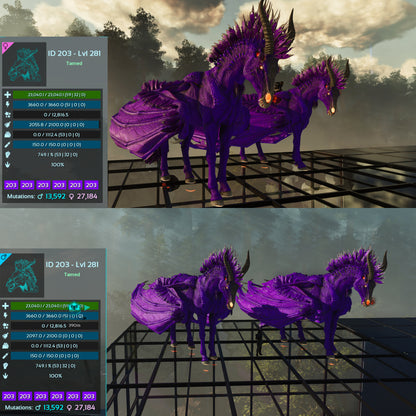 🏷️ Dreadstallion / Dreadmare 362 Level / HIGH STATS 🏷️