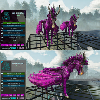 Dreadstallion / Dreadmare 362Lvl 2315%m or 2872Weight