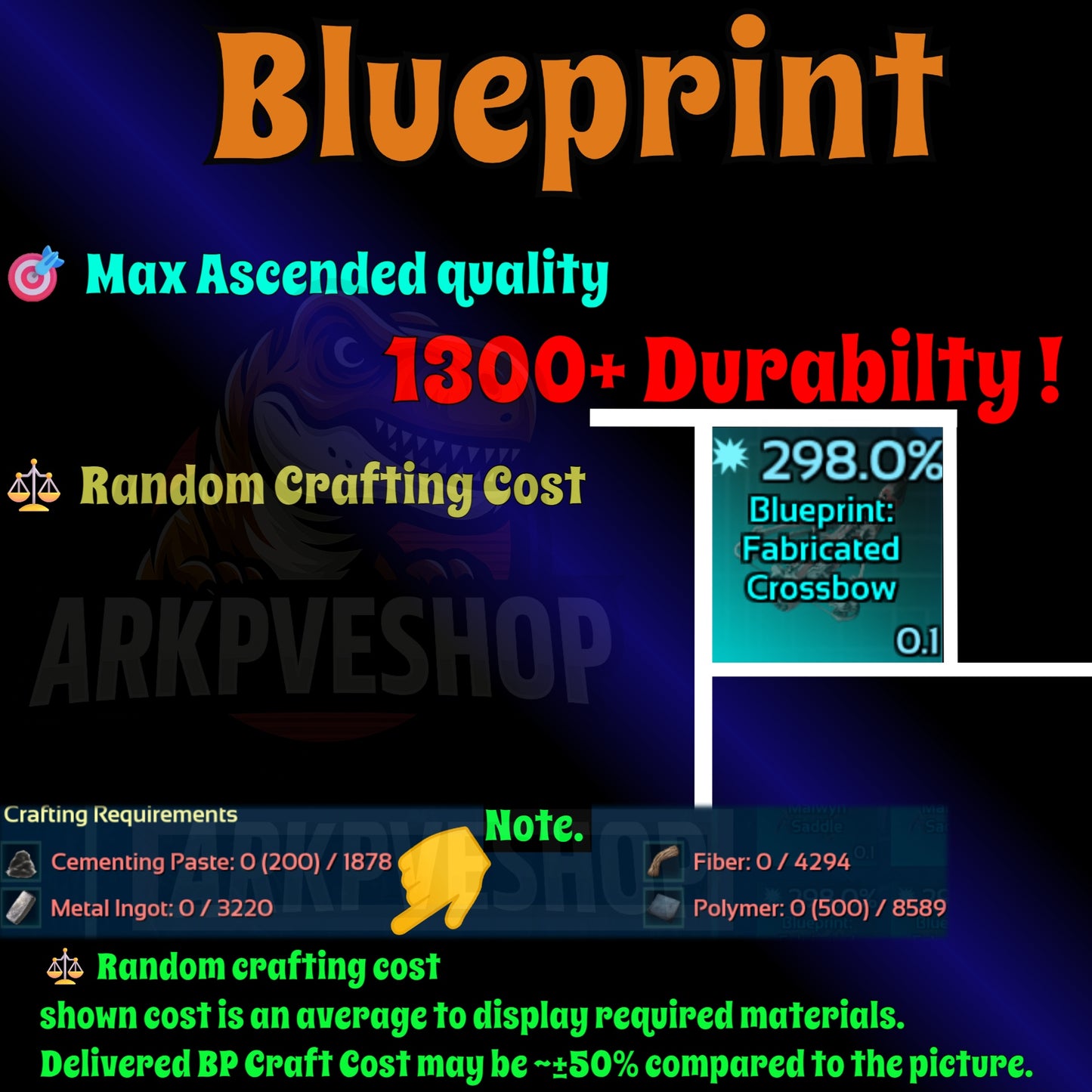 Lost Colony Blueprint BP