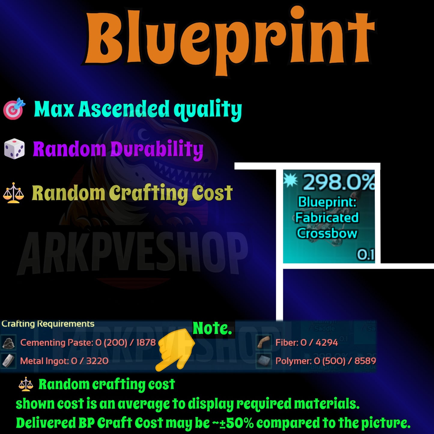 Lost Colony Blueprint BP