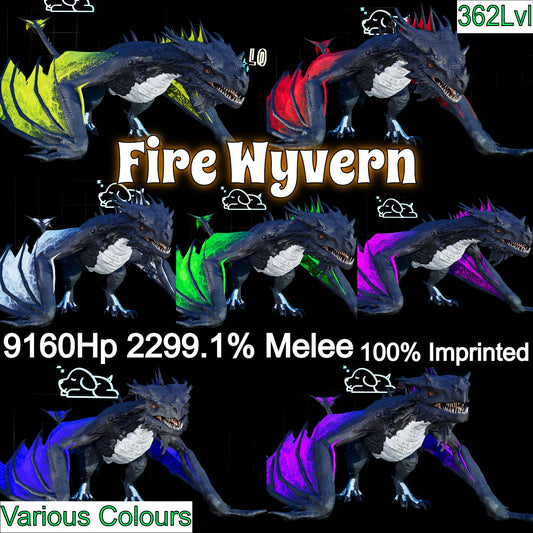 Fire Wyvern Mix Colour  2299.1% Melee