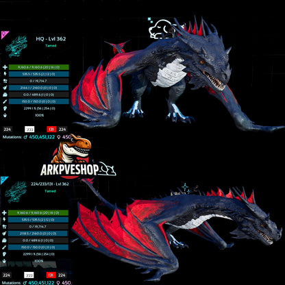 Fire Wyvern Mix Colour  2299.1% Melee