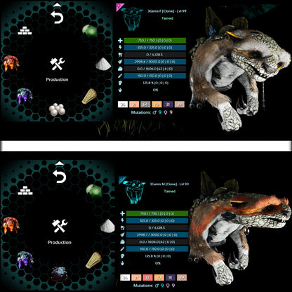 Gacha- Metal / Sap / Dust / Black Pearl / Crystal / Clone / Low level