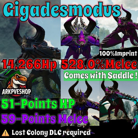Gigadesmodus Adult 51Hp Points 59Melee Points