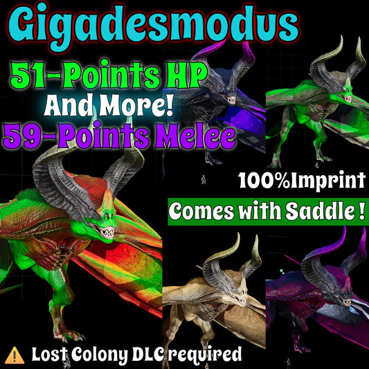 Gigadesmodus Adults best Stats include