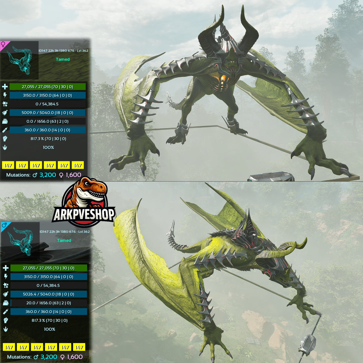 Gigadesmodus Lvl 362