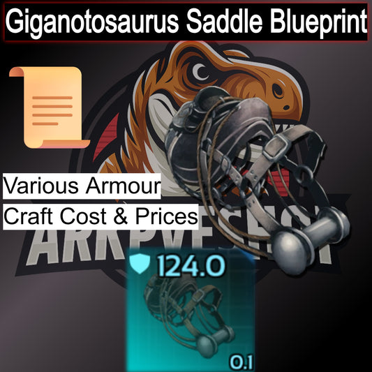 Giganotosaurus Saddle Blueprint
