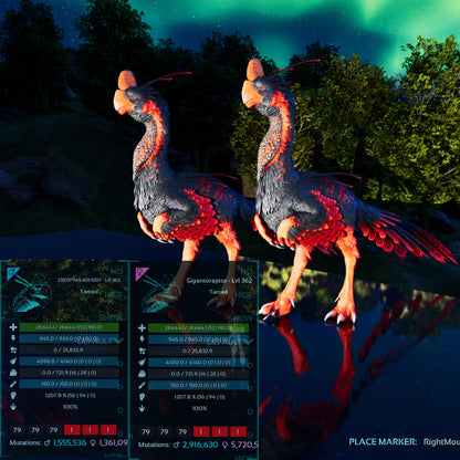 Gigantoraptor Max Level 362