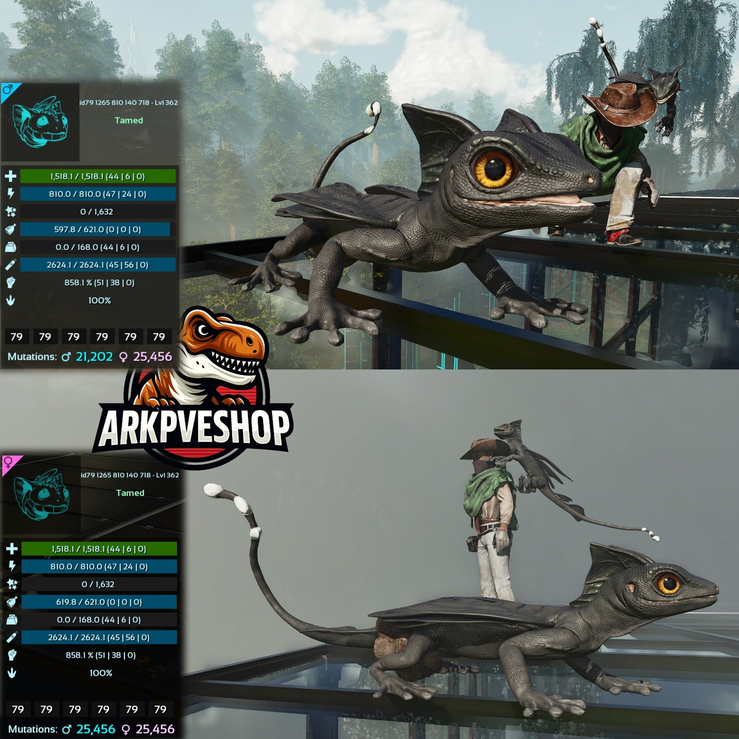 Glowtail Top Stats Aberration pet light