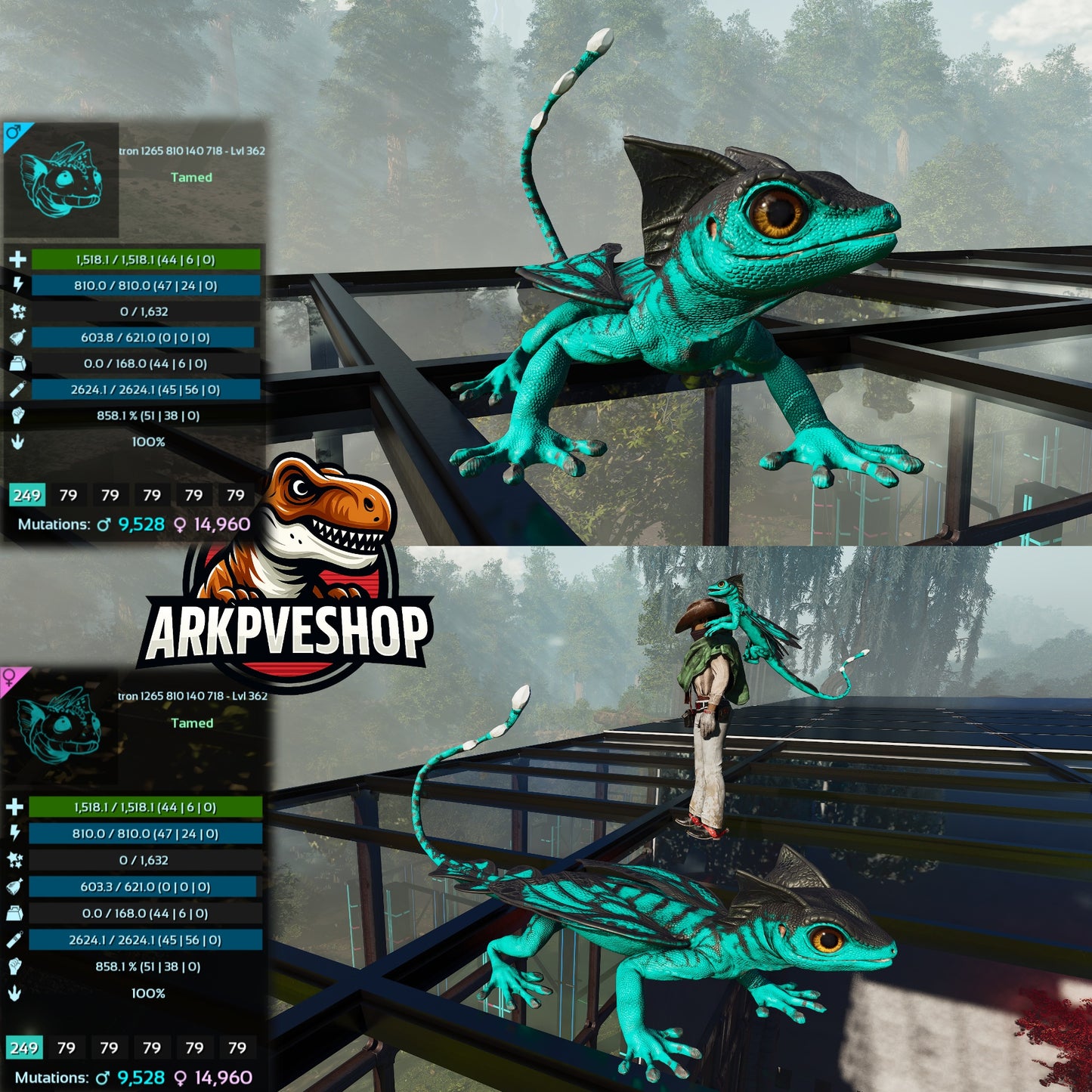 Glowtail Top Stats Aberration pet light