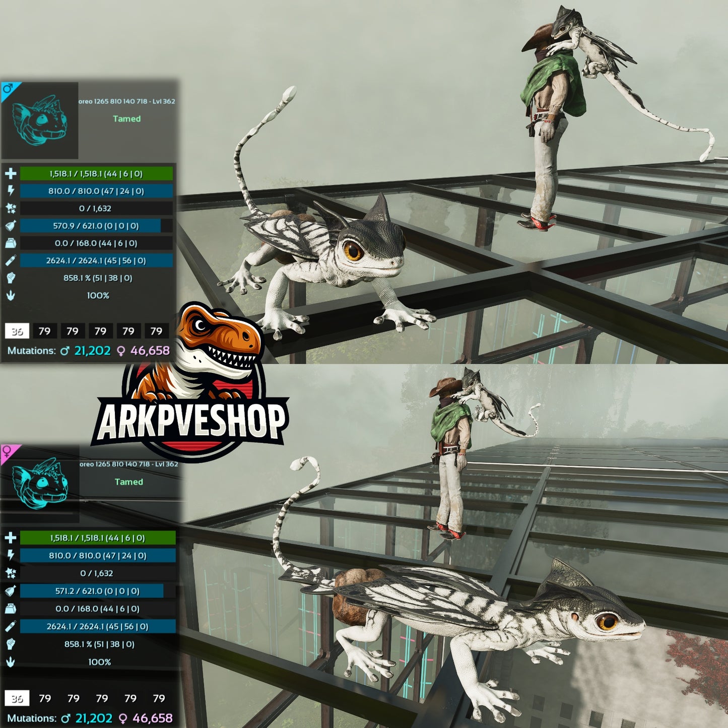 Glowtail Top Stats Aberration pet light