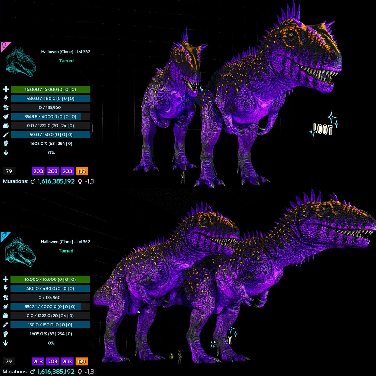Halloween Dino Pairs Clone