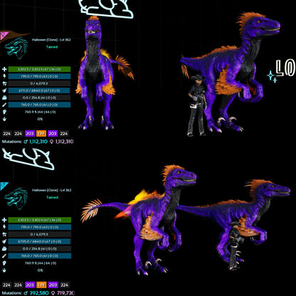 Halloween Dino Pairs Clone