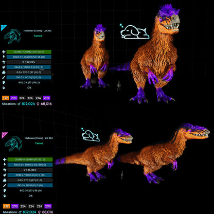 Halloween Dino Pairs Clone