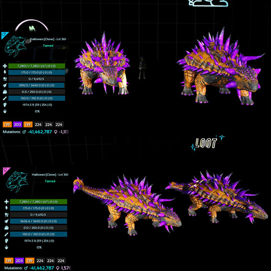 Halloween Dino Pairs Clone