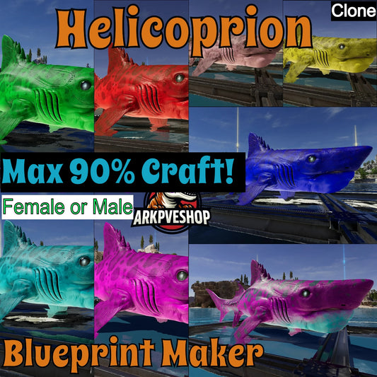 Helicoprion 90% Max Craft Colour Clone