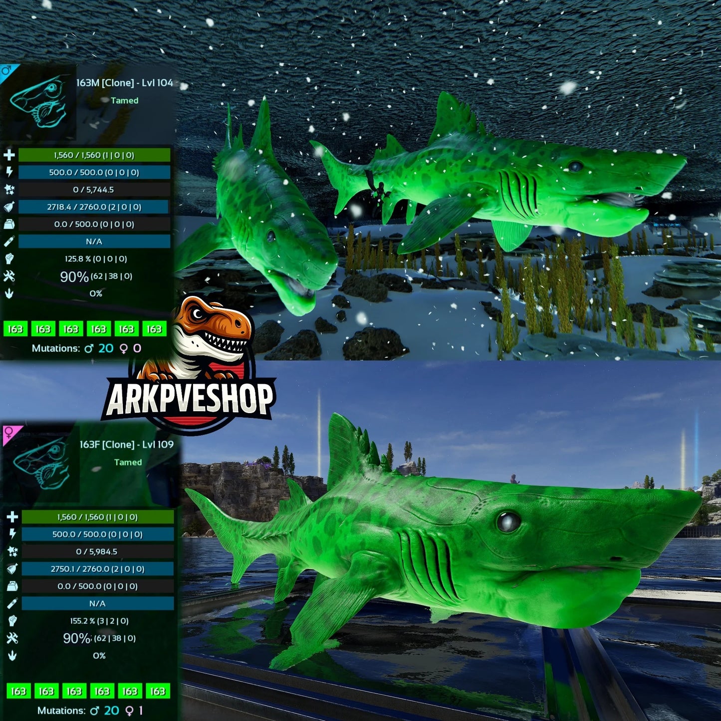 Helicoprion 90% Max Craft Colour Clone