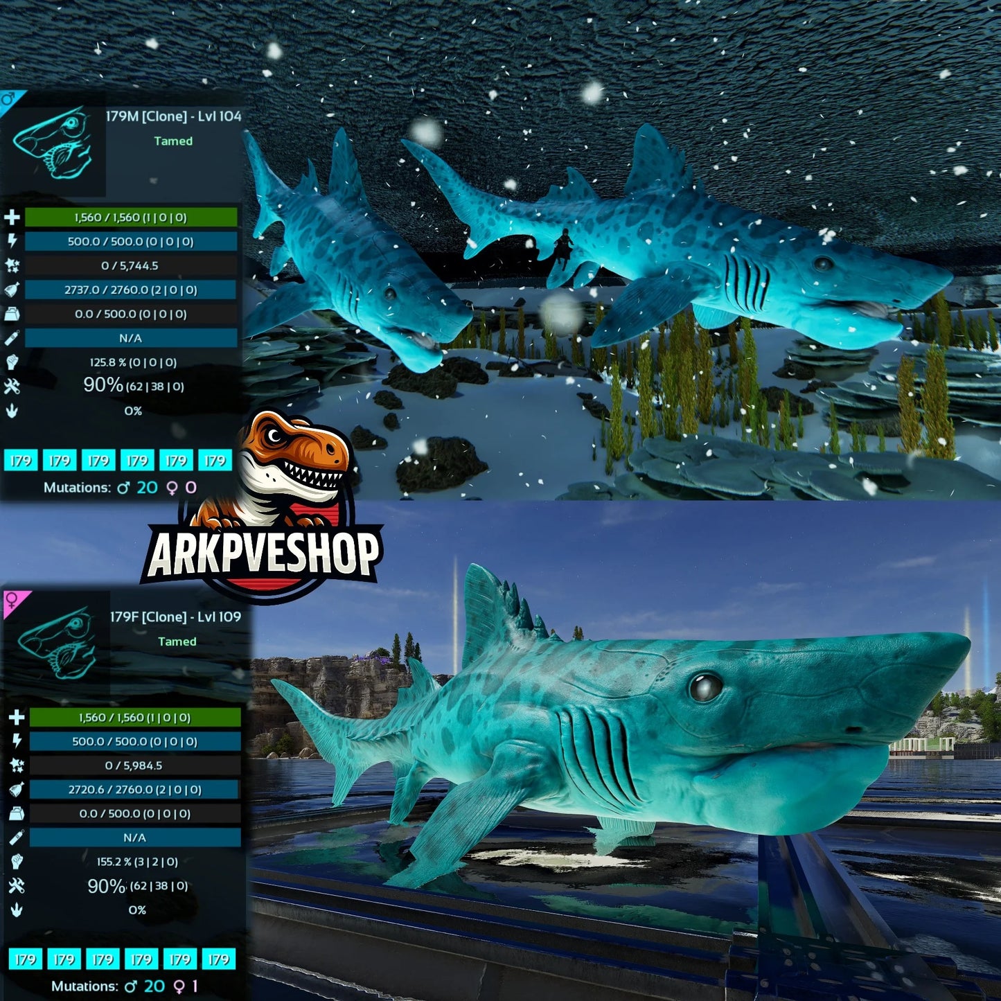 Helicoprion 90% Max Craft Colour Clone