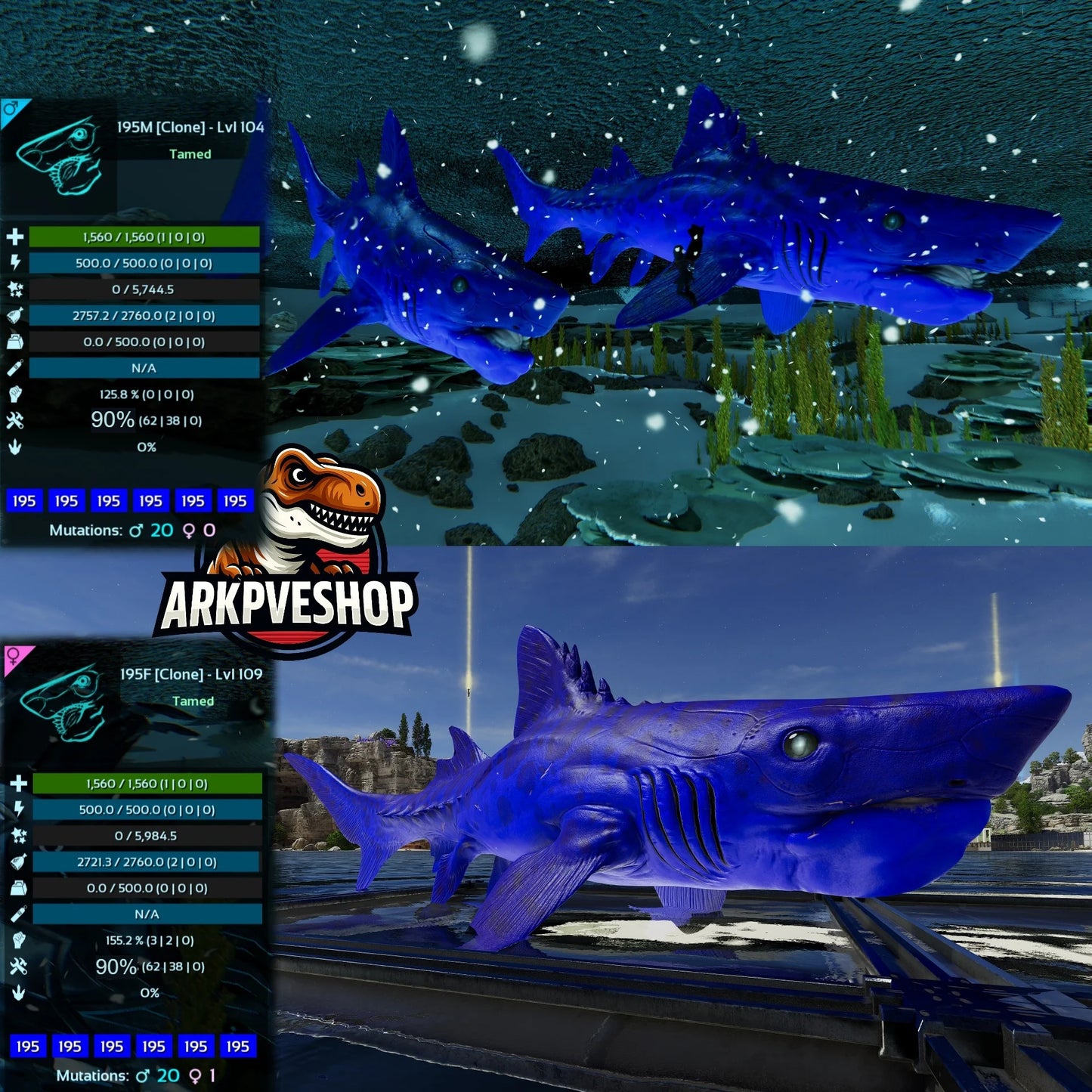 Helicoprion 90% Max Craft Colour Clone