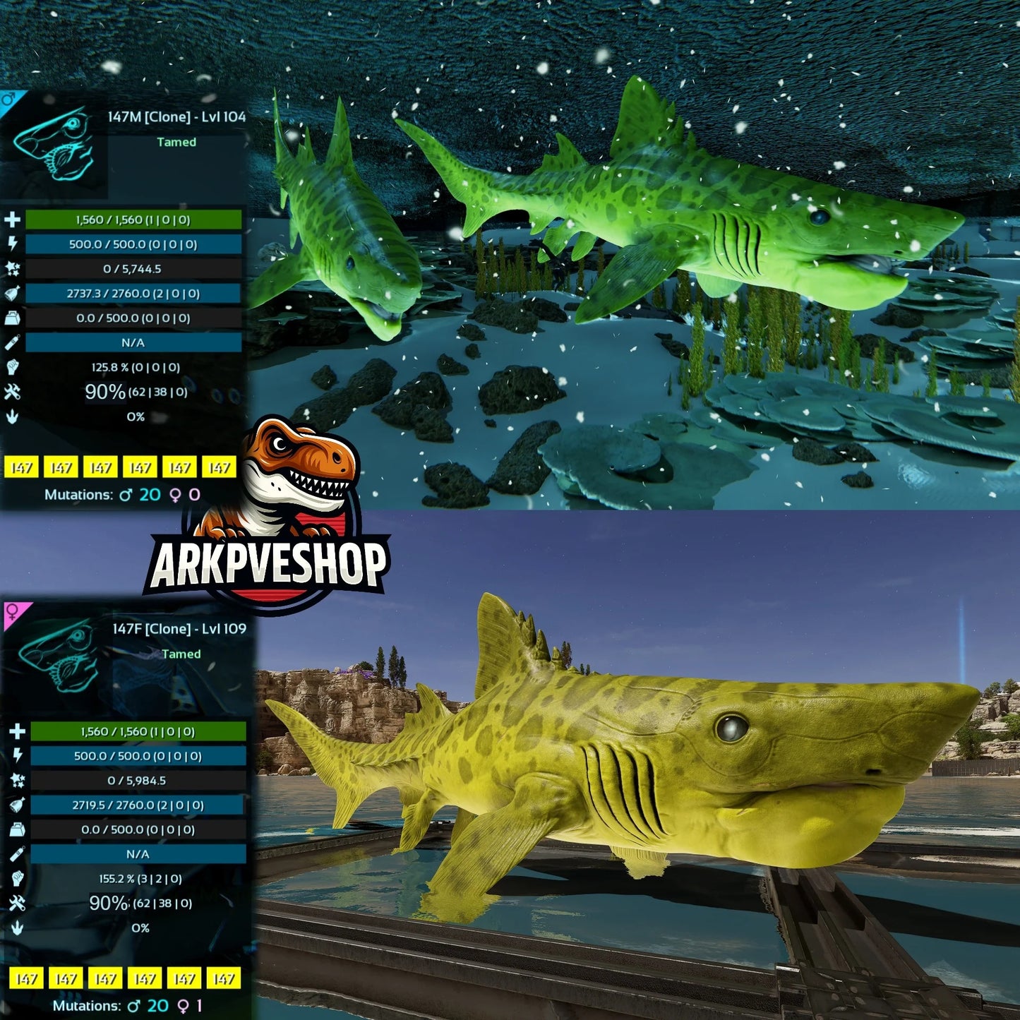 Helicoprion 90% Max Craft Colour Clone