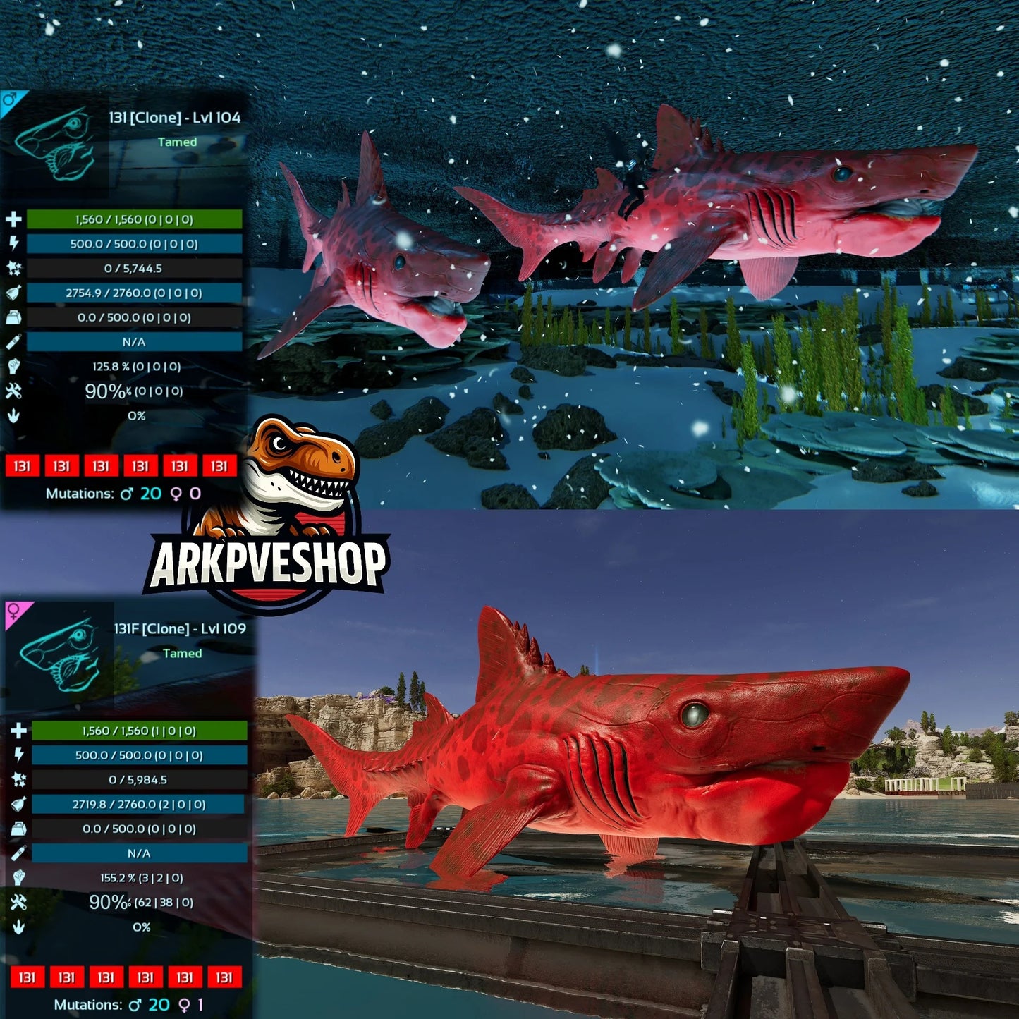 Helicoprion 90% Max Craft Colour Clone