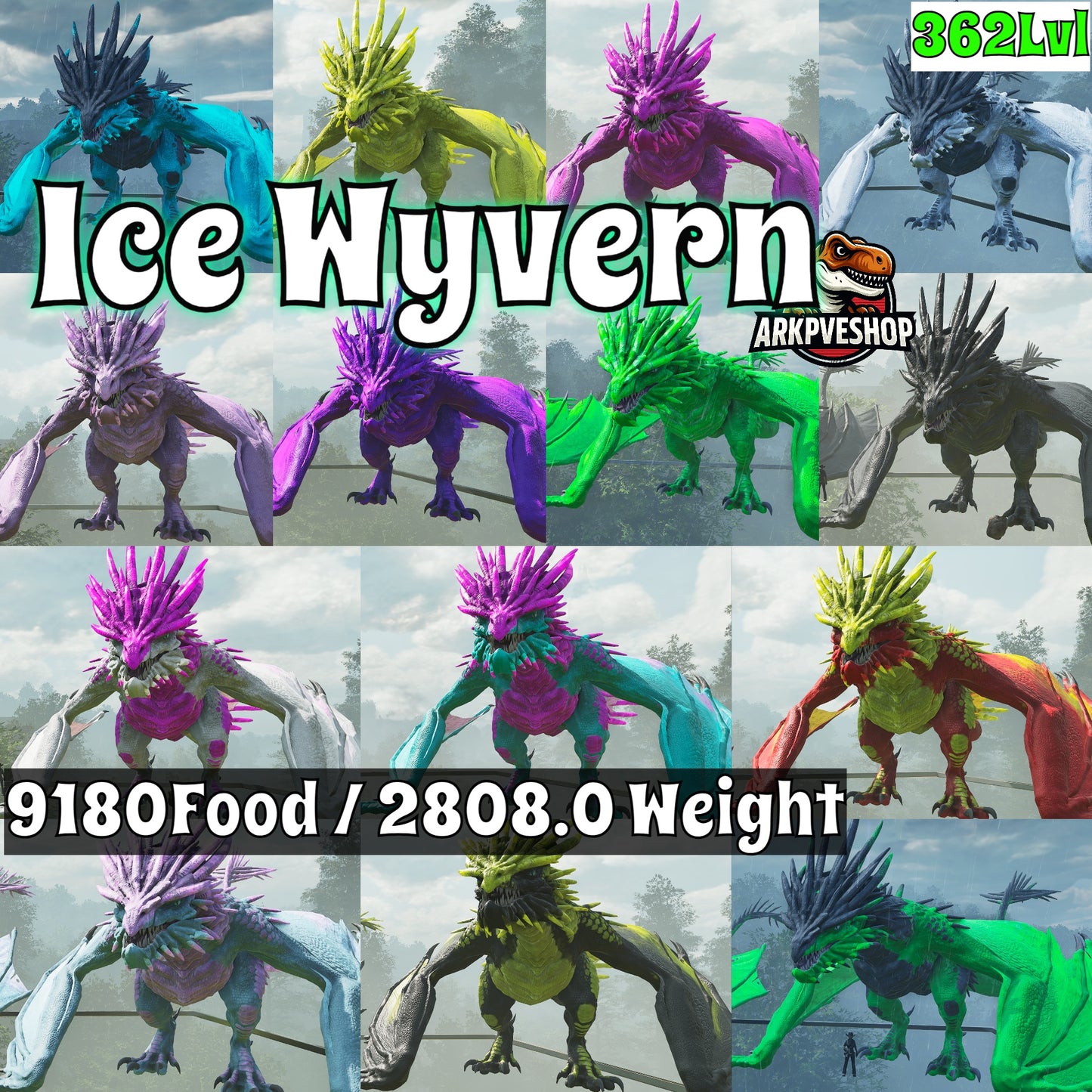 Ice Wyvern 4.200Hp 9180Food 2808.0Weight