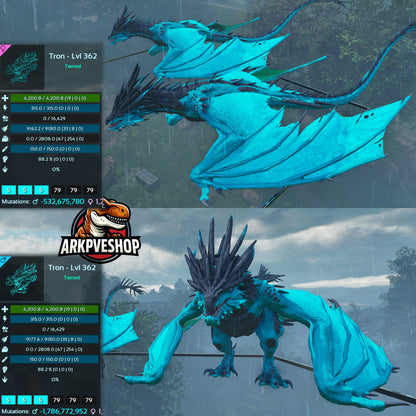 Ice Wyvern 4.200Hp 9180Food 2808.0Weight