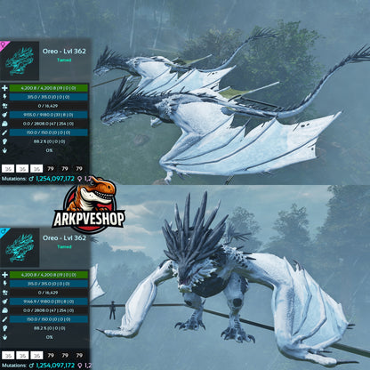 Ice Wyvern 4.200Hp 9180Food 2808.0Weight