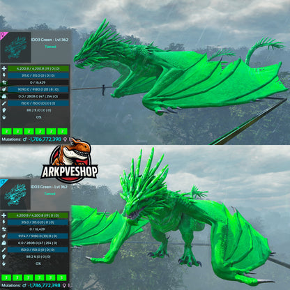Ice Wyvern 4.200Hp 9180Food 2808.0Weight