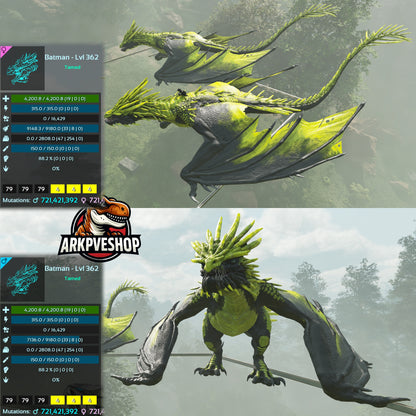 Ice Wyvern 4.200Hp 9180Food 2808.0Weight