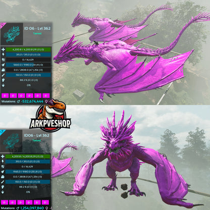 Ice Wyvern 4.200Hp 9180Food 2808.0Weight