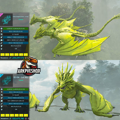 Ice Wyvern 4.200Hp 9180Food 2808.0Weight