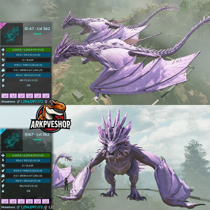 Ice Wyvern 4.200Hp 9180Food 2808.0Weight