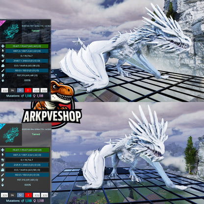 Ice Wyvern 362Lvl Imprinted Many Colours