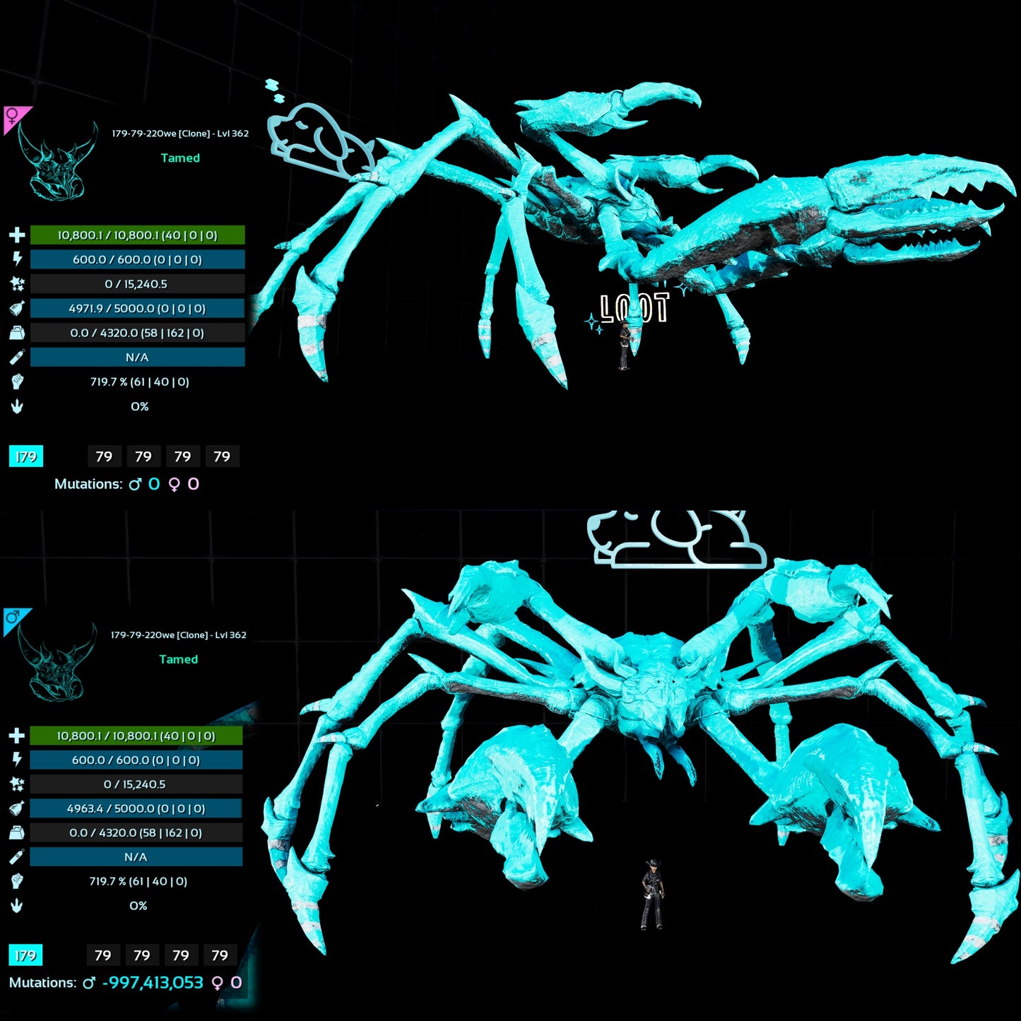 Karkinos 4320Weight 719.7%melee Clone