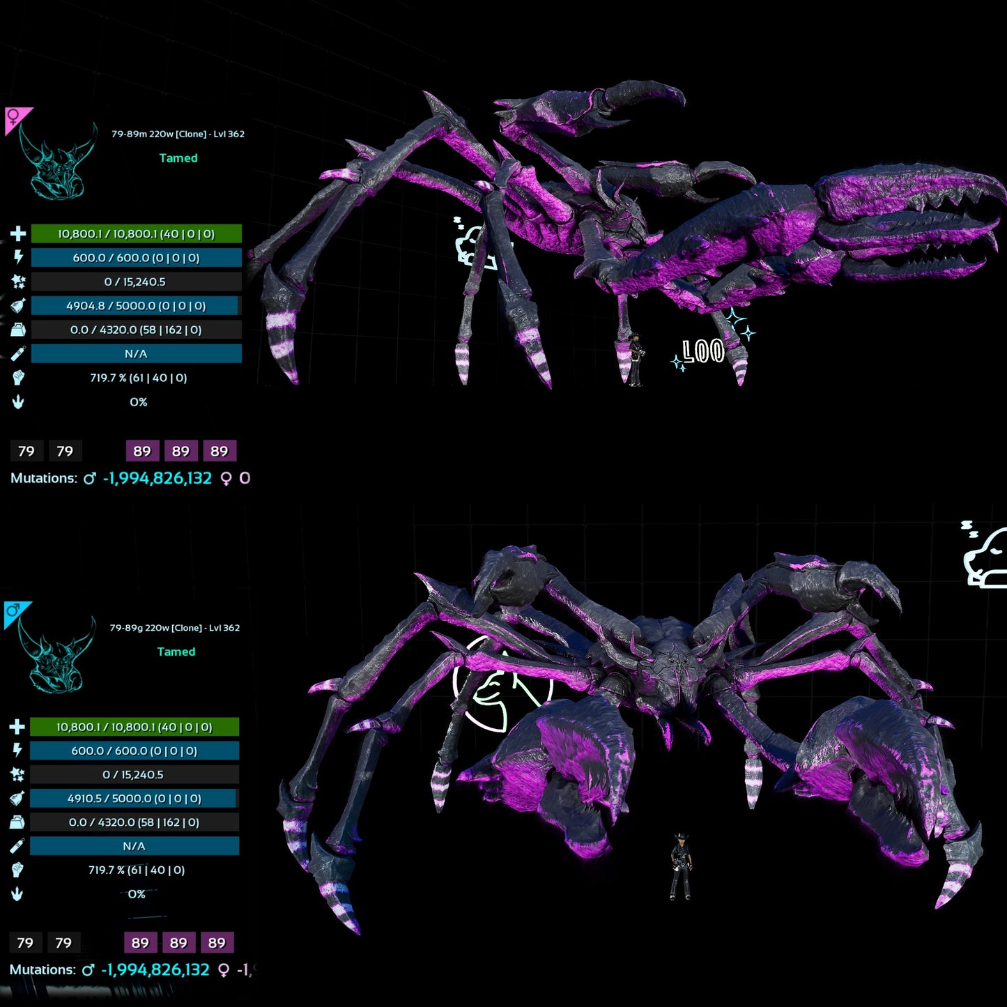Karkinos 4320Weight 719.7%melee Clone