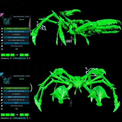 Karkinos 4320Weight 719.7%melee Clone