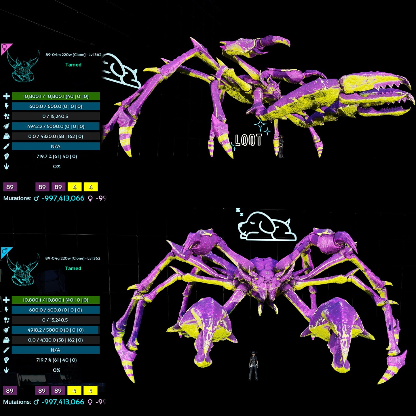 Karkinos 4320Weight 719.7%melee Clone