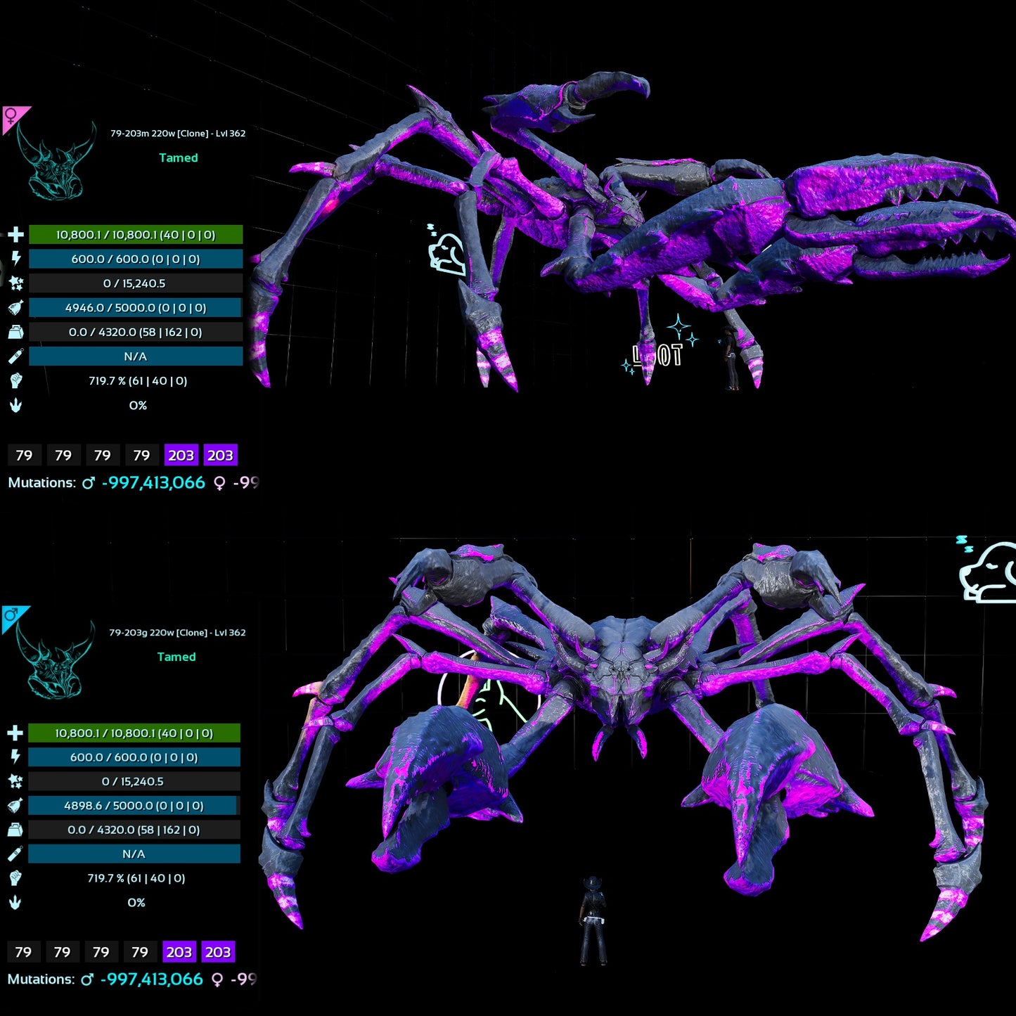 Karkinos 4320Weight 719.7%melee Clone