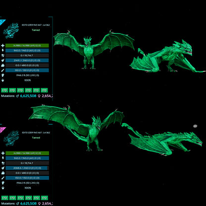 Lightning wyvern 14988Hp 1946%M / 10326Hp 2087%M