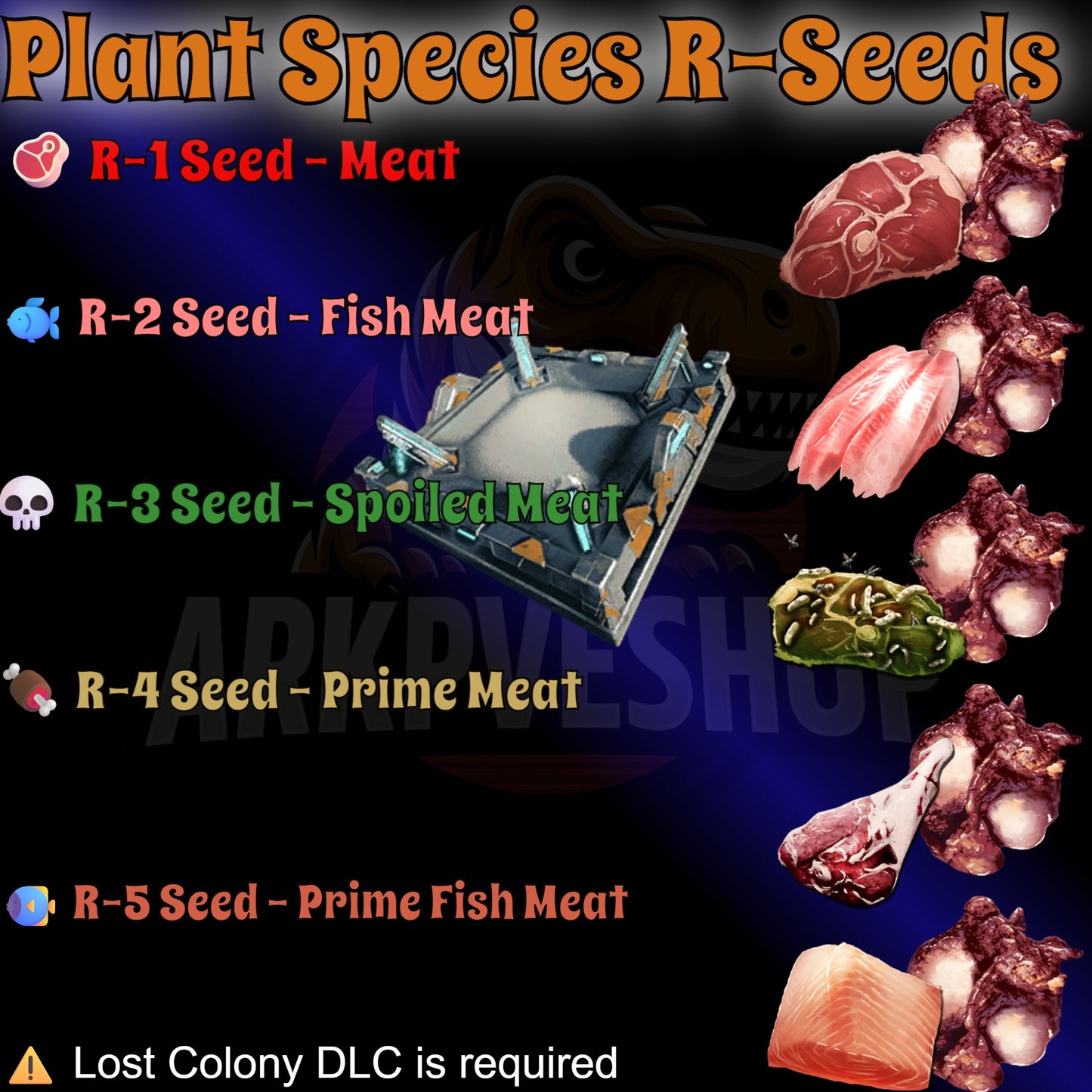 Plant Species R-1, R-2, R-3, R-4, R-5 Seed