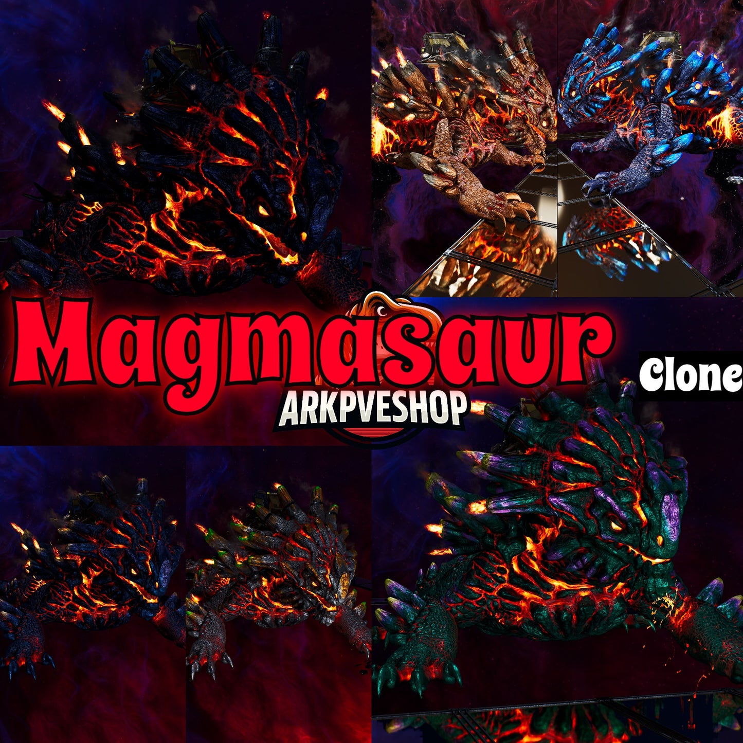 Magmasaur Genesis clone