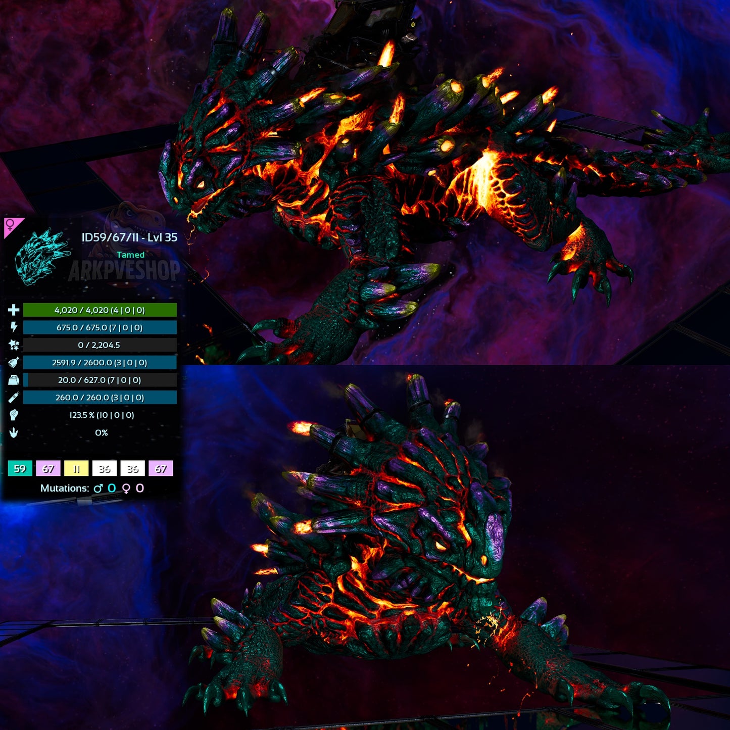 Magmasaur Genesis clone