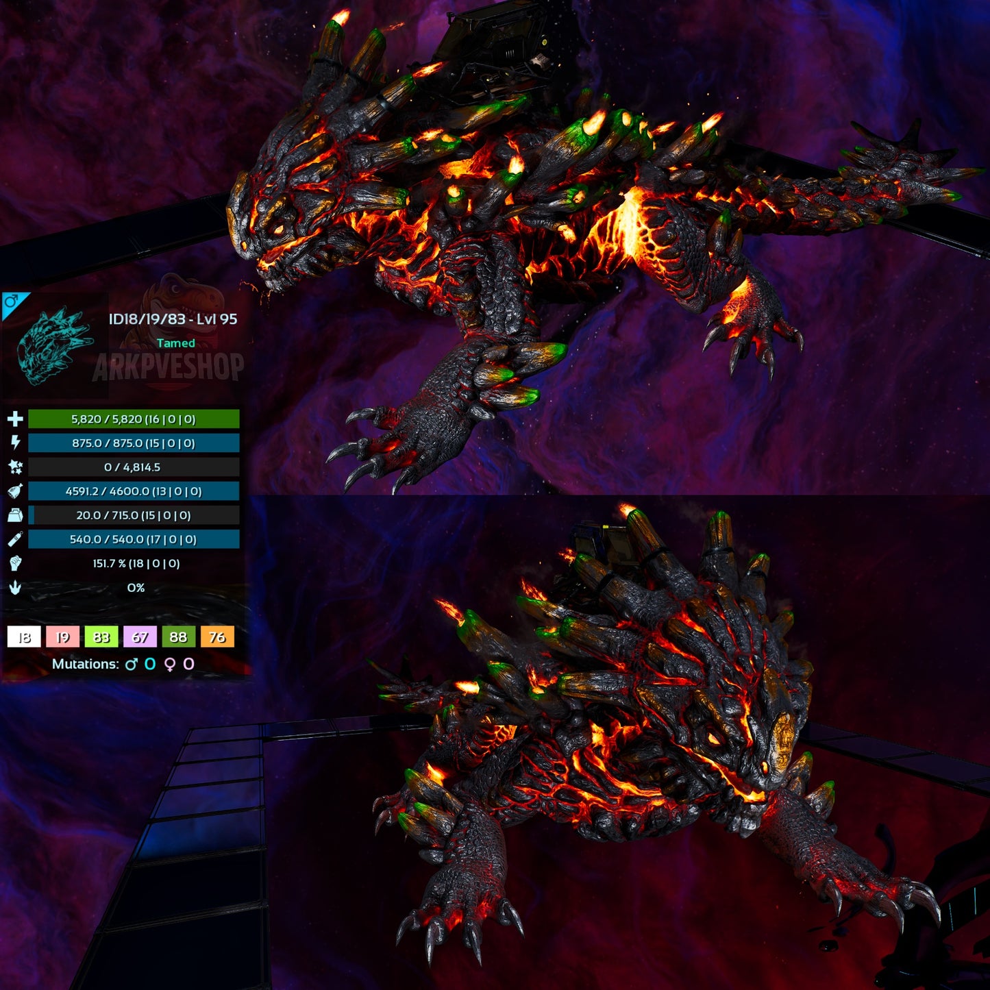 Magmasaur Genesis clone