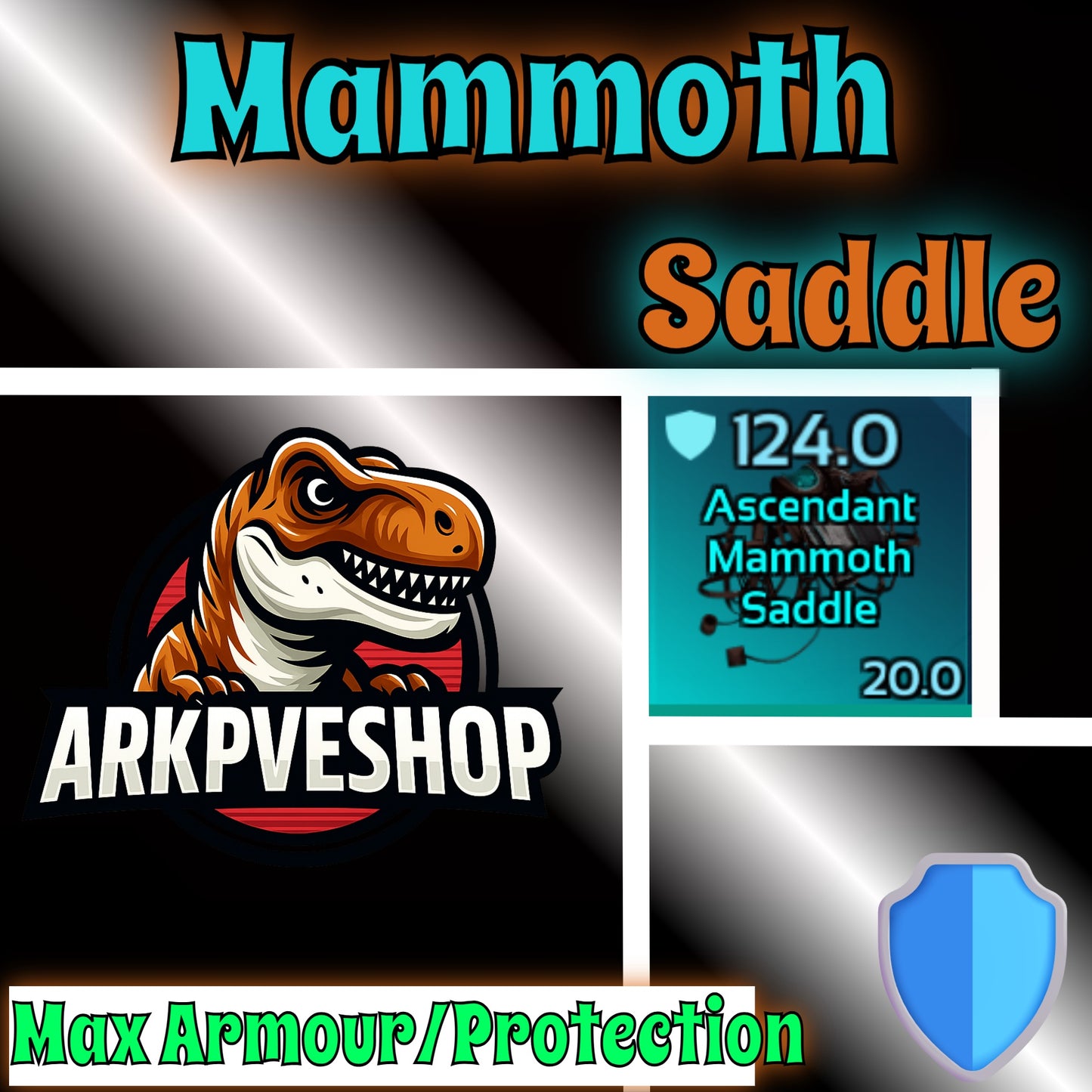 Crafted Saddles Max Armour, Protection
